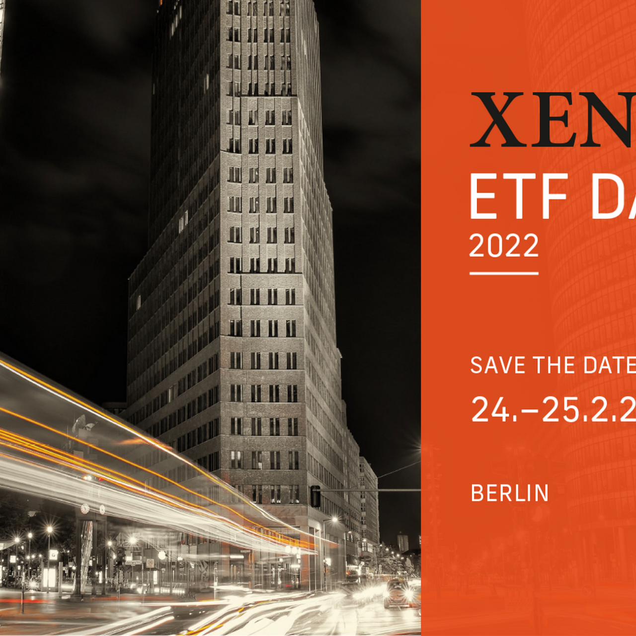 XENIX ETF DAYS 2022 in Berlin / II als Medienpartner