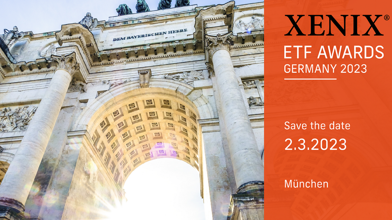 XENIX ETF AWARDS Germany 2023 / INTELLIGENT INVESTORS als Medienpartner